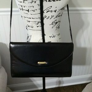 Black large envelope purse